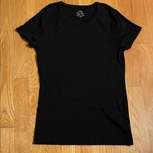 J. Crew Classic Black Short Sleeve Tee